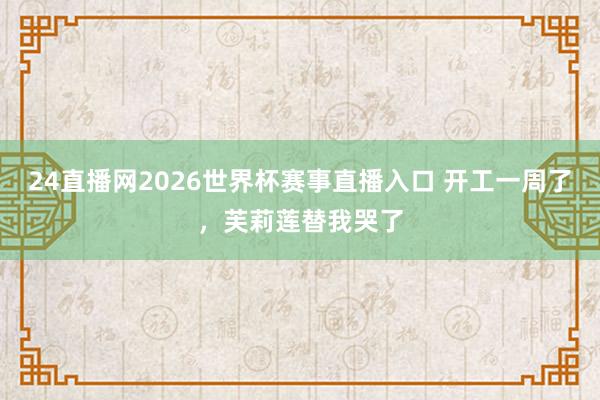 24直播网2026世界杯赛事直播入口 开工一周了，芙莉莲替我哭了