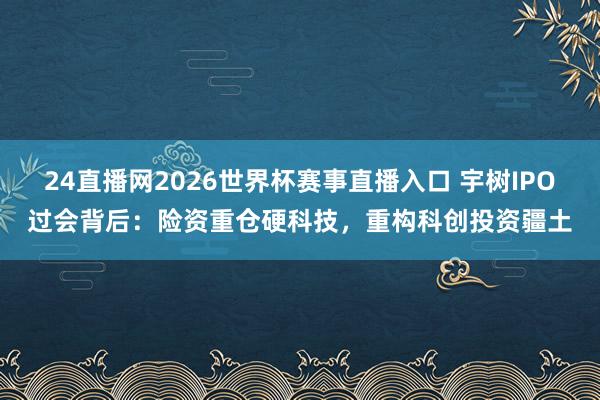24直播网2026世界杯赛事直播入口 宇树IPO过会背后：险资重仓硬科技，重构科创投资疆土
